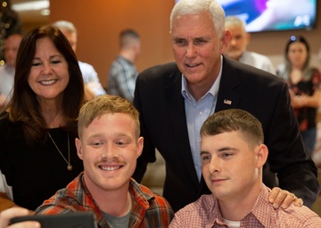 VP Pence Gives Thanks To Beaufort Marines, Sailors