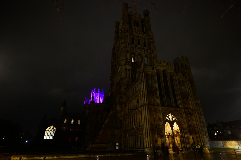 Airmen celebrate Thanksgiving Eve at Ely Cathedral