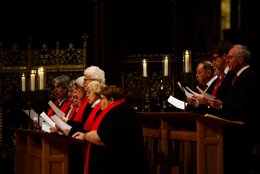 Airmen celebrate Thanksgiving Eve at Ely Cathedral