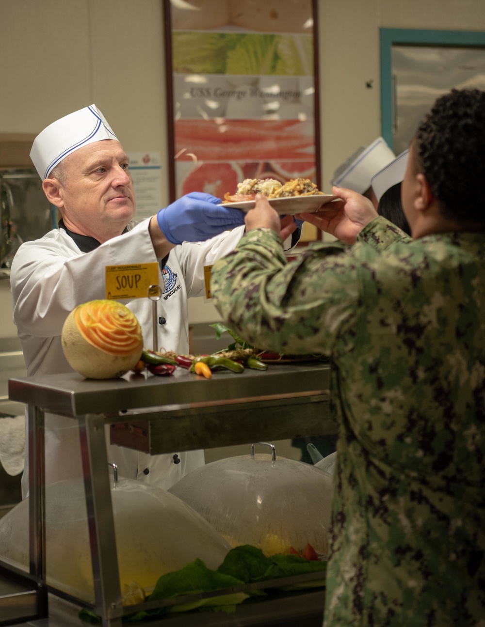 USS George Washington Celebrates Thanksgiving