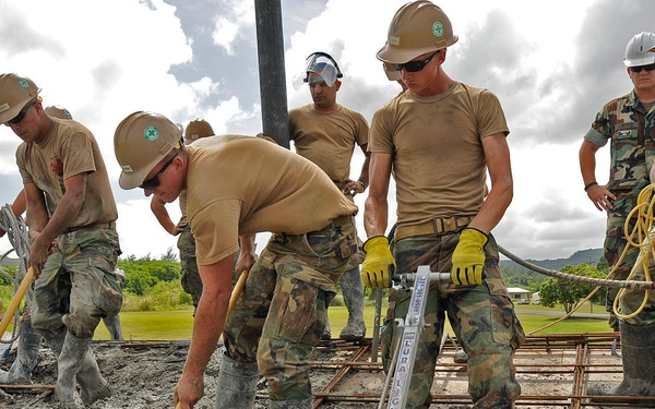 NMCB 133 Runnin' Roos Detachment Guam