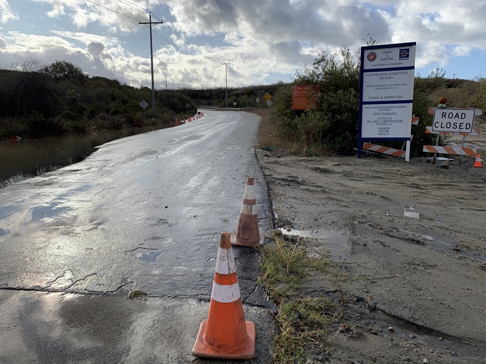 Camp Pendleton flooding incident information