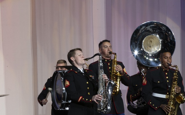 Marine Forces Reserve Band plays at Bayou Battle of the Bands