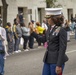 Marines walk in Bayou Classic Parade