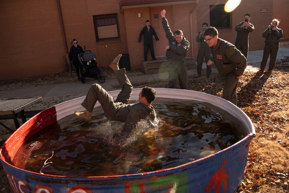 2nd Lt. Lewit gets Thrown into the Dunk Tank