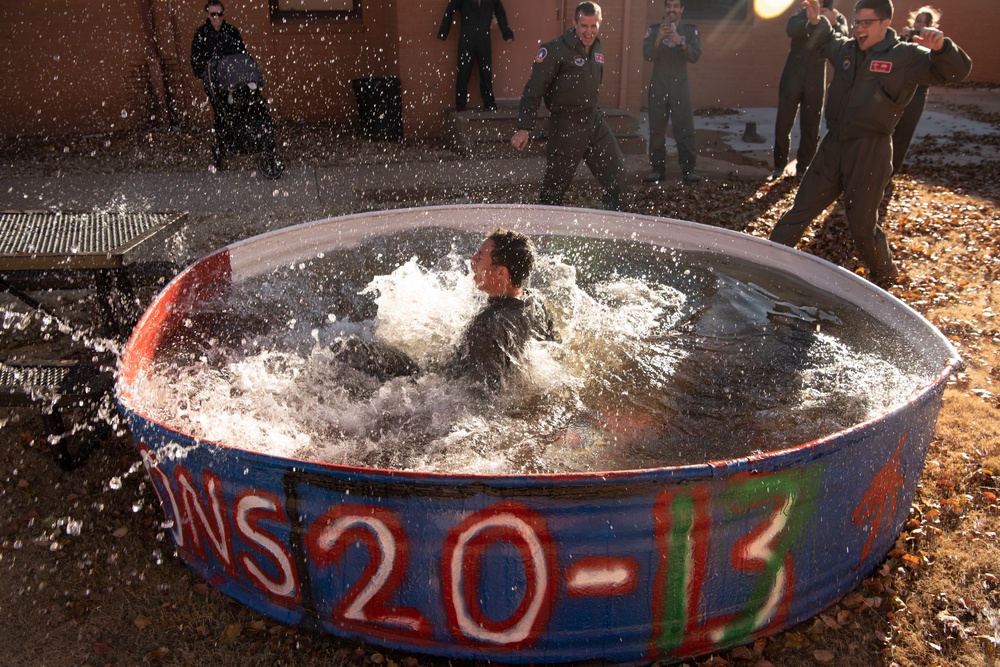 2nd Lt. Lewit gets Thrown into the Dunk Tank