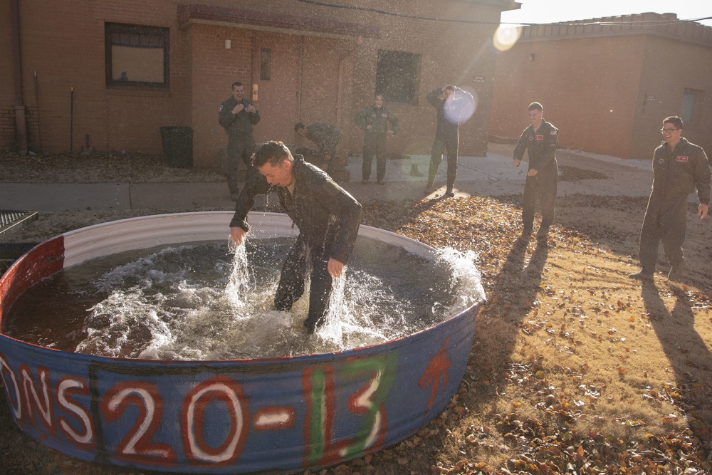 2nd Lt. Adams gets Thrown into the Dunk Tank