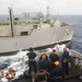 USS Germantown (LSD 42) participates in a RAS