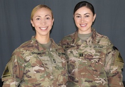 Younger sister outranks older sister on deployment, meet the Gallardo's