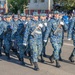 U.S. Soldiers march in Romania Unification Day parade