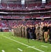 West Point NFL player conducts mass oath of enlistment ceremony