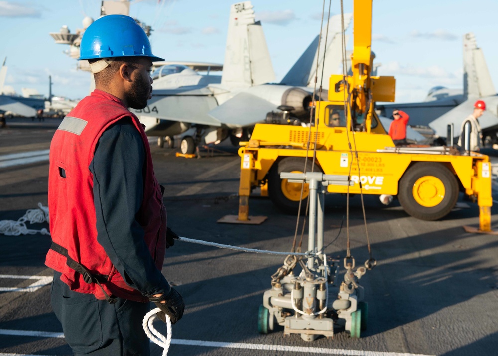 USS Harry S. Truman (CVN 75) transits the Atlantic Ocean