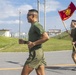 MTACS-18 Marines run to celebrate the 244th Marine Corps birthday