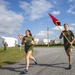 MTACS-18 Marines run to celebrate the 244th Marine Corps birthday