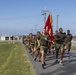 MTACS-18 Marines run to celebrate the 244th Marine Corps birthday