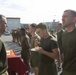 MTACS-18 Marines run to celebrate the 244th Marine Corps birthday