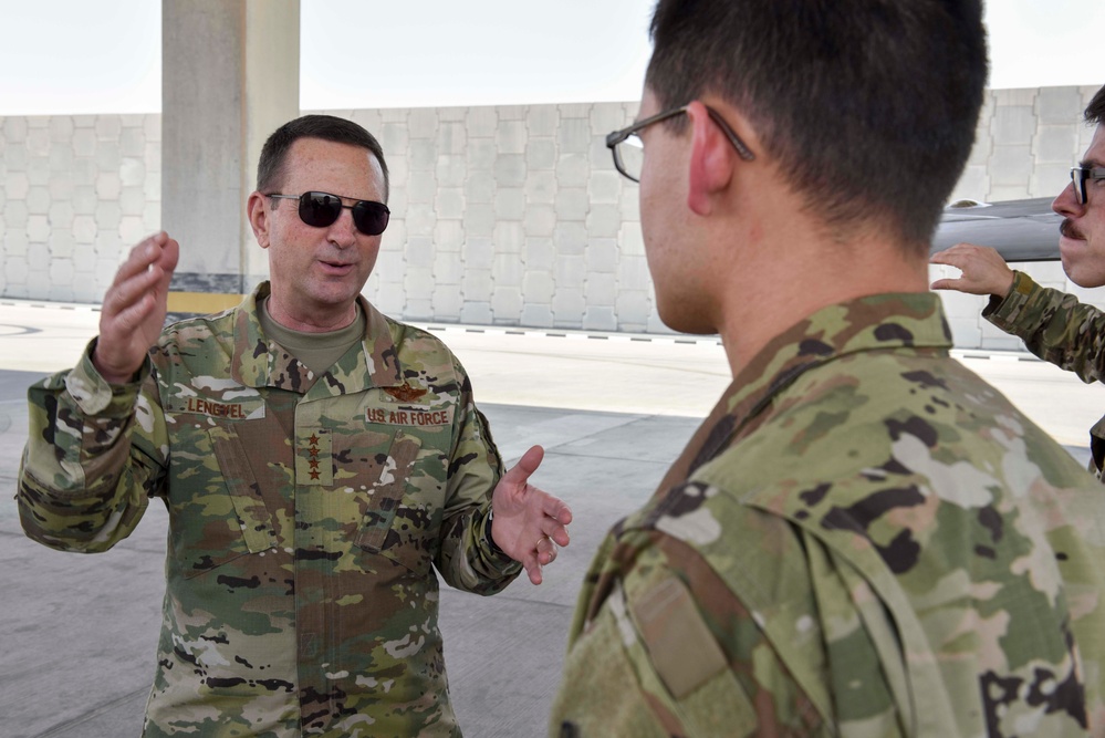 National Guard leadership visits Al Udeid Air Base