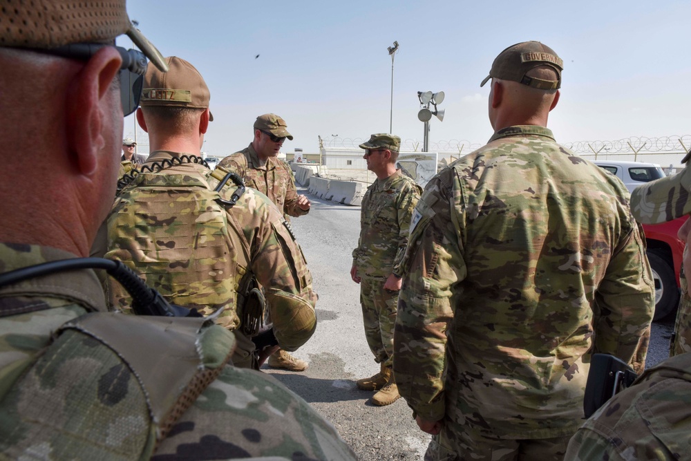 National Guard leadership visits Al Udeid Air Base