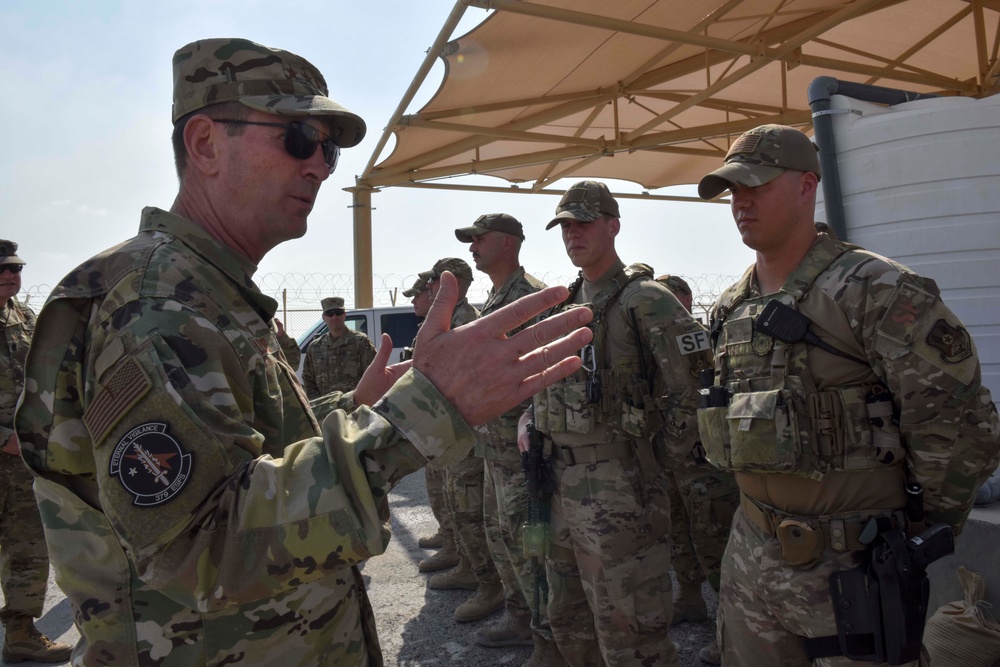 National Guard leadership visits Al Udeid Air Base