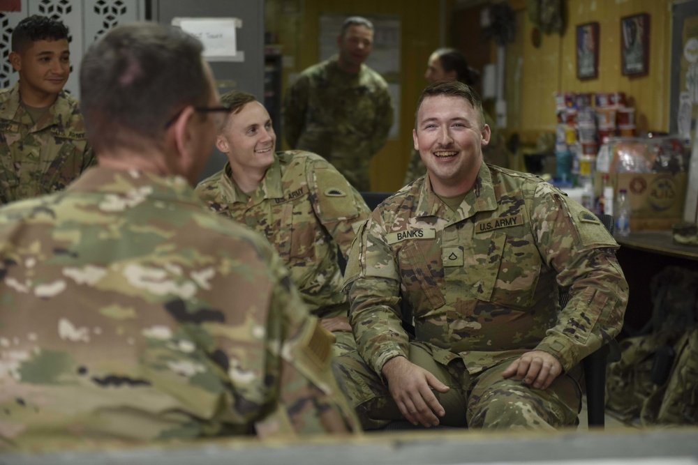 National Guard leadership visits Camp As Sayliyah