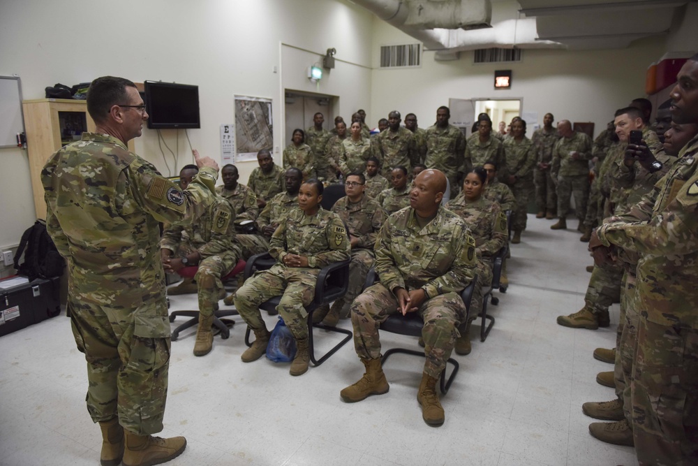 National Guard leadership visits Camp As Sayliyah