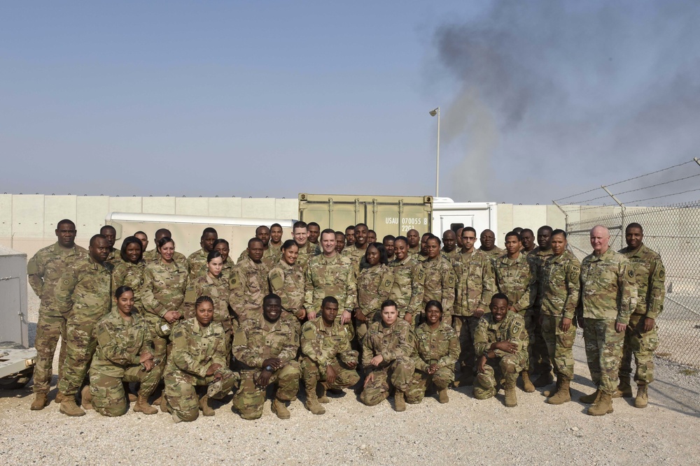 National Guard leadership visits Camp As Sayliyah