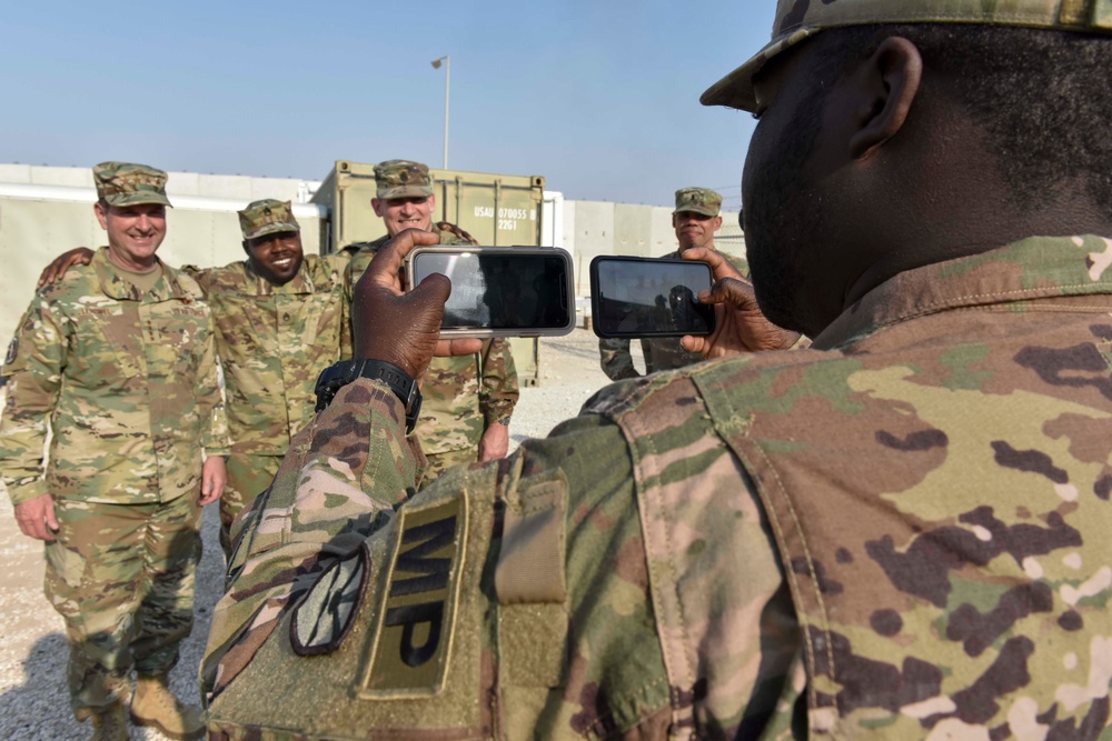 National Guard leadership visits Camp As Sayliyah