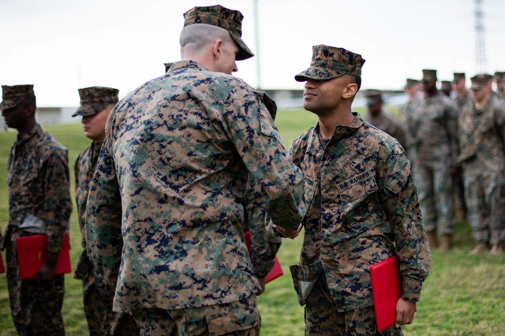 Marine promotions for Headquarters Company, Headquarters Battalion, 3rd Marine Division