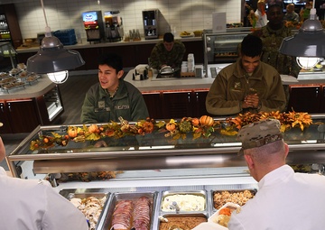 Wing leadership serve Airmen