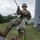 ROTC Madison Wisconsin Area students rappel and build teamwork on the confidence course at Total Force Training Center Ft. McCoy