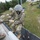 ROTC Madison Wisconsin Area students rappel and build teamwork on the confidence course at Total Force Training Center Ft. McCoy