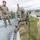 ROTC Madison Wisconsin Area students rappel and build teamwork on the confidence course at Total Force Training Center Ft. McCoy