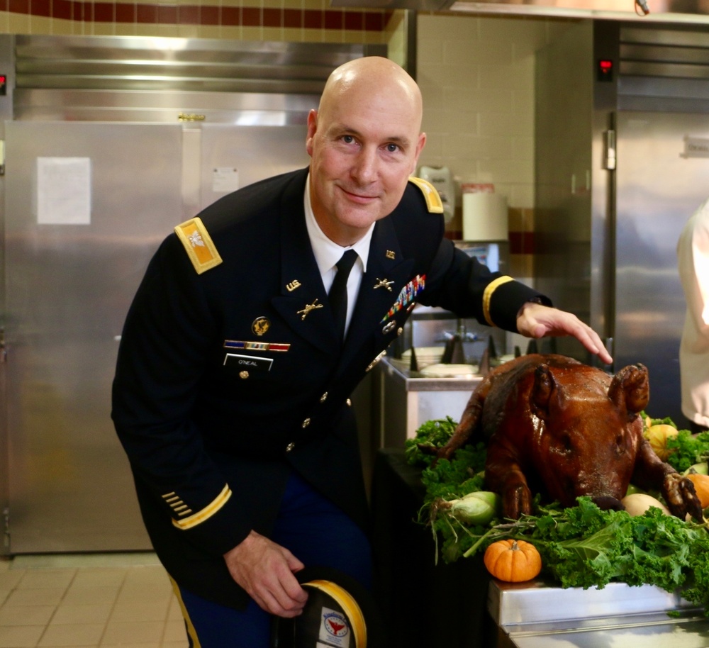 Spartan Family Celebrating Thanksgiving