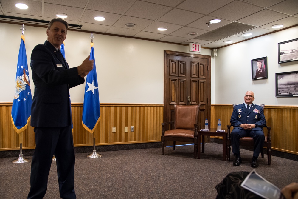 Col. Segars promotion ceremony