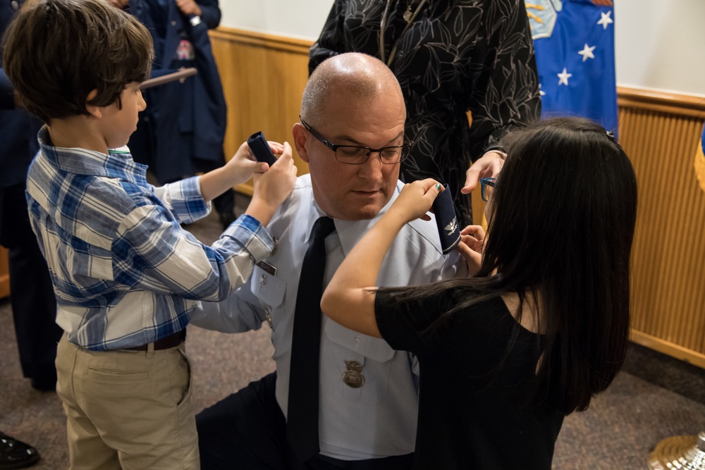 Col. Segars promotion ceremony
