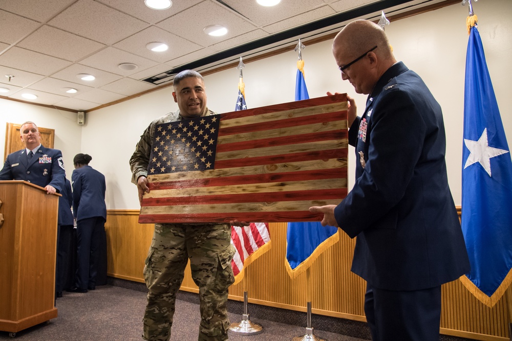 Col. Segars promotion ceremony