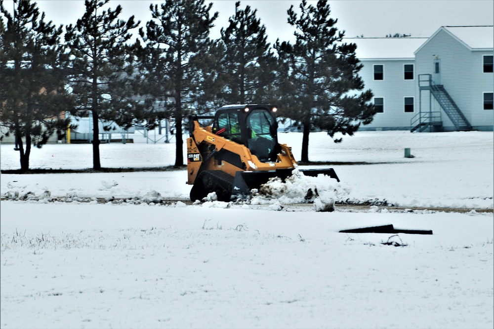 Snow Removal Operations at Fort McCoy