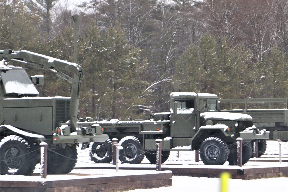 Snow at Fort McCoy's Commemorative Area