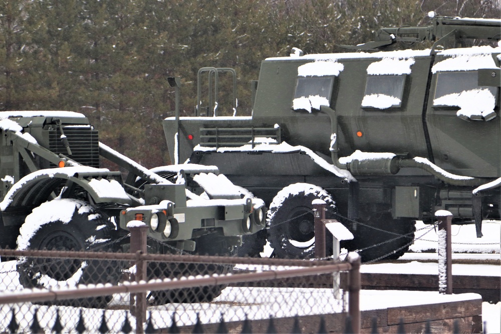 Snow at Fort McCoy's Commemorative Area