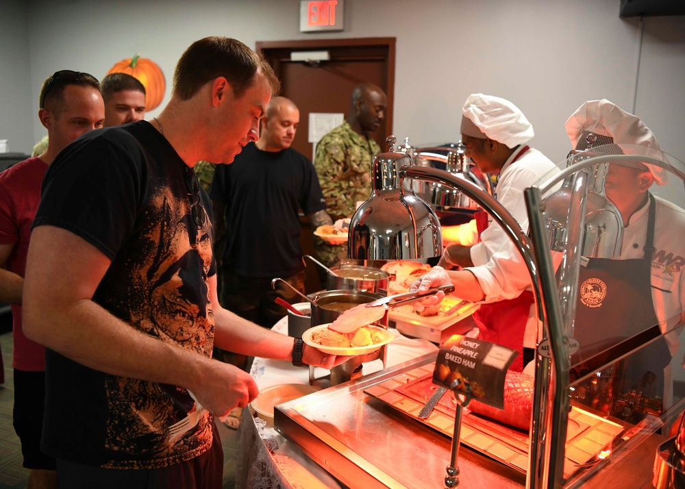 Thanksgiving Meal Held at Naval Support Activity Bahrain