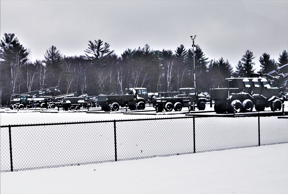 Snow at Fort McCoy's Commemorative Area