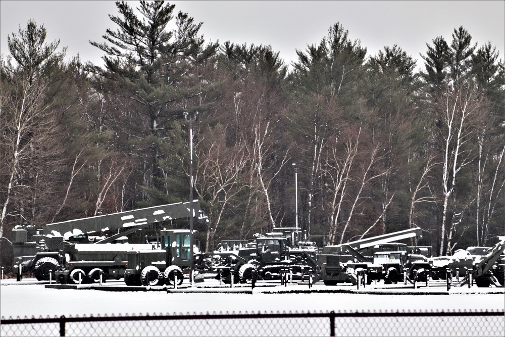 Snow at Fort McCoy's Commemorative Area