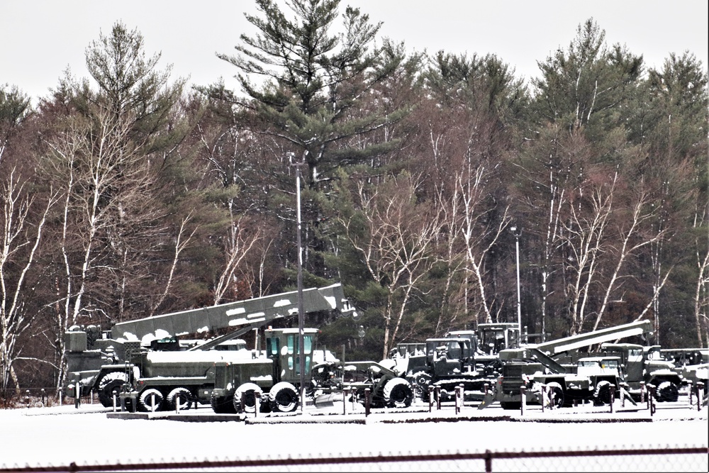 Snow at Fort McCoy's Commemorative Area