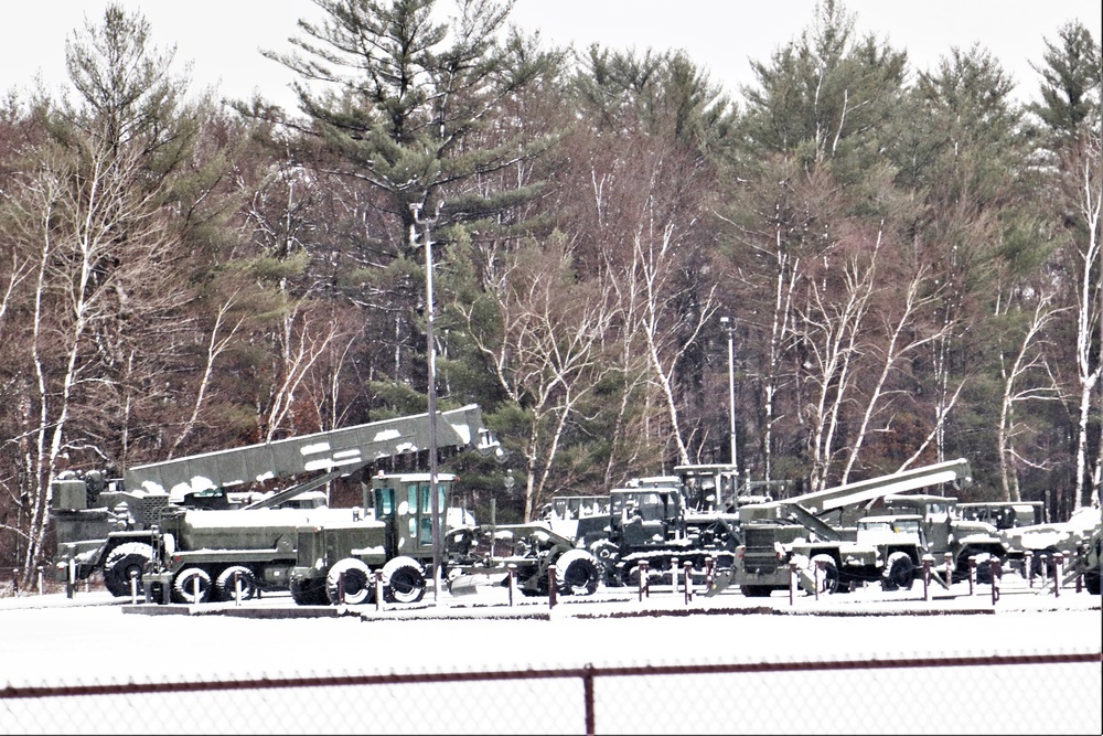 Snow at Fort McCoy's Commemorative Area