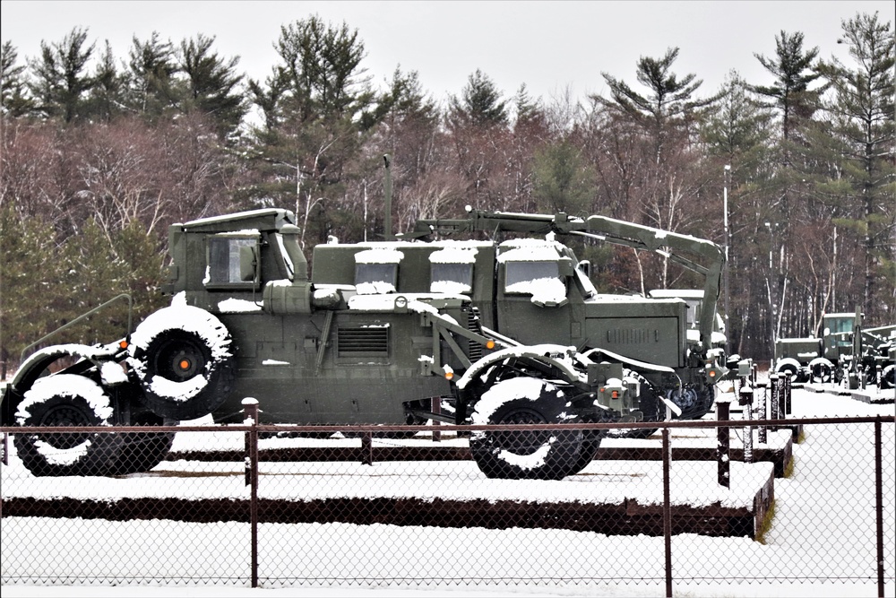 Snow at Fort McCoy's Commemorative Area