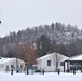 Snow at Fort McCoy's Commemorative Area