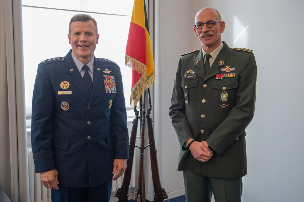 SACEUR Visits Belgian King, Minister of Defence and Chief of Defence