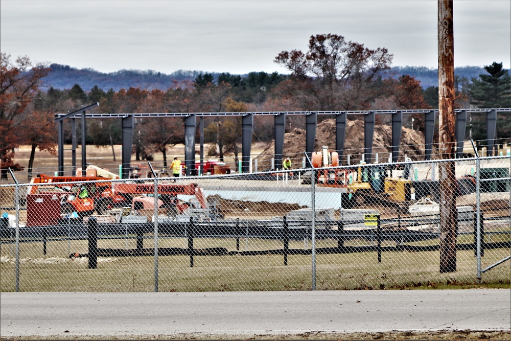 Construction on new shipping, receiving facility at Fort McCoy continues