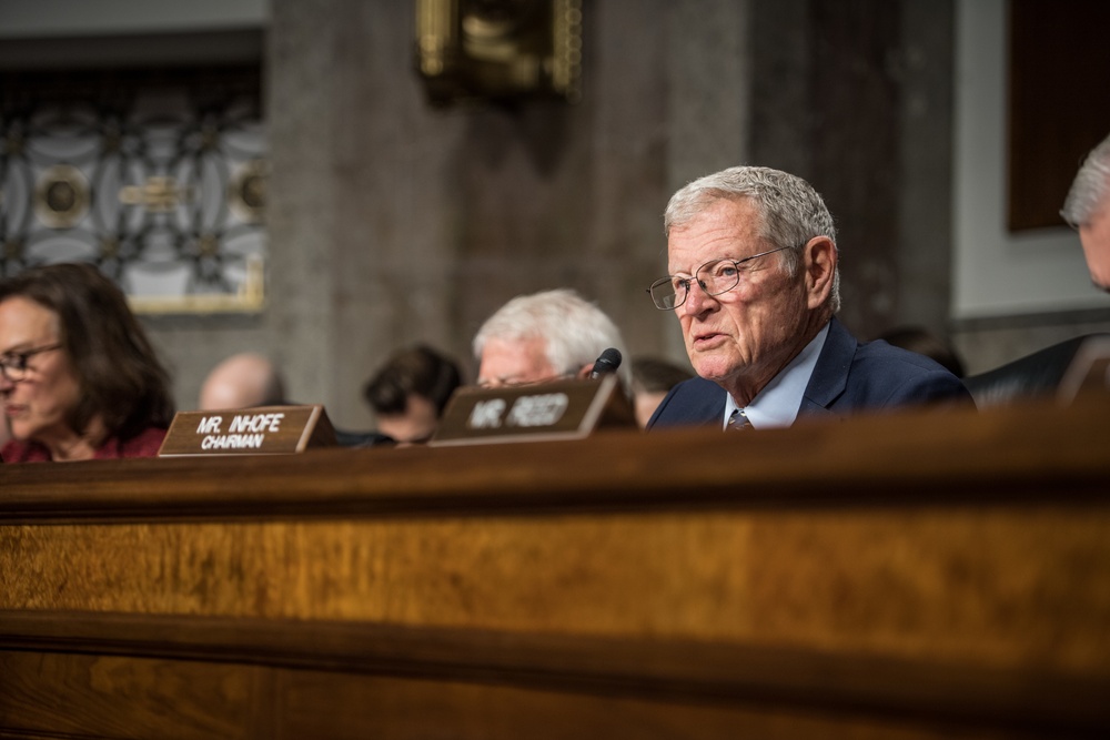 Jim Inhofe Speaks at Housing hearing