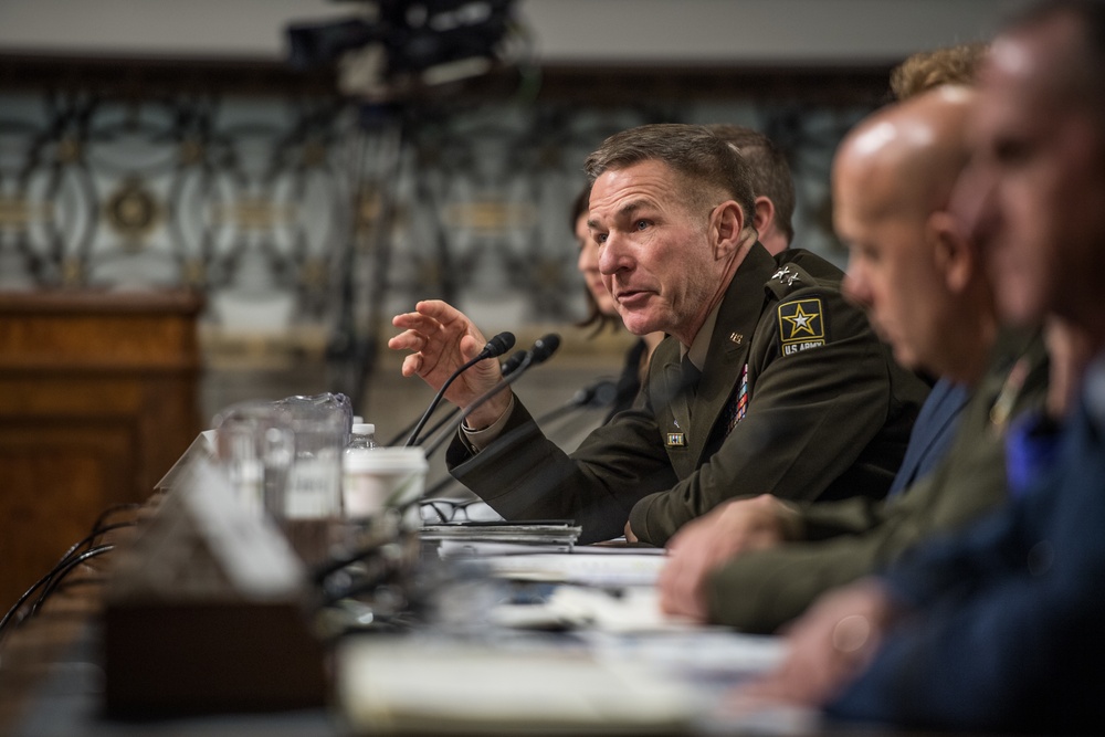Army Chief of Staff Speaks at Hearing
